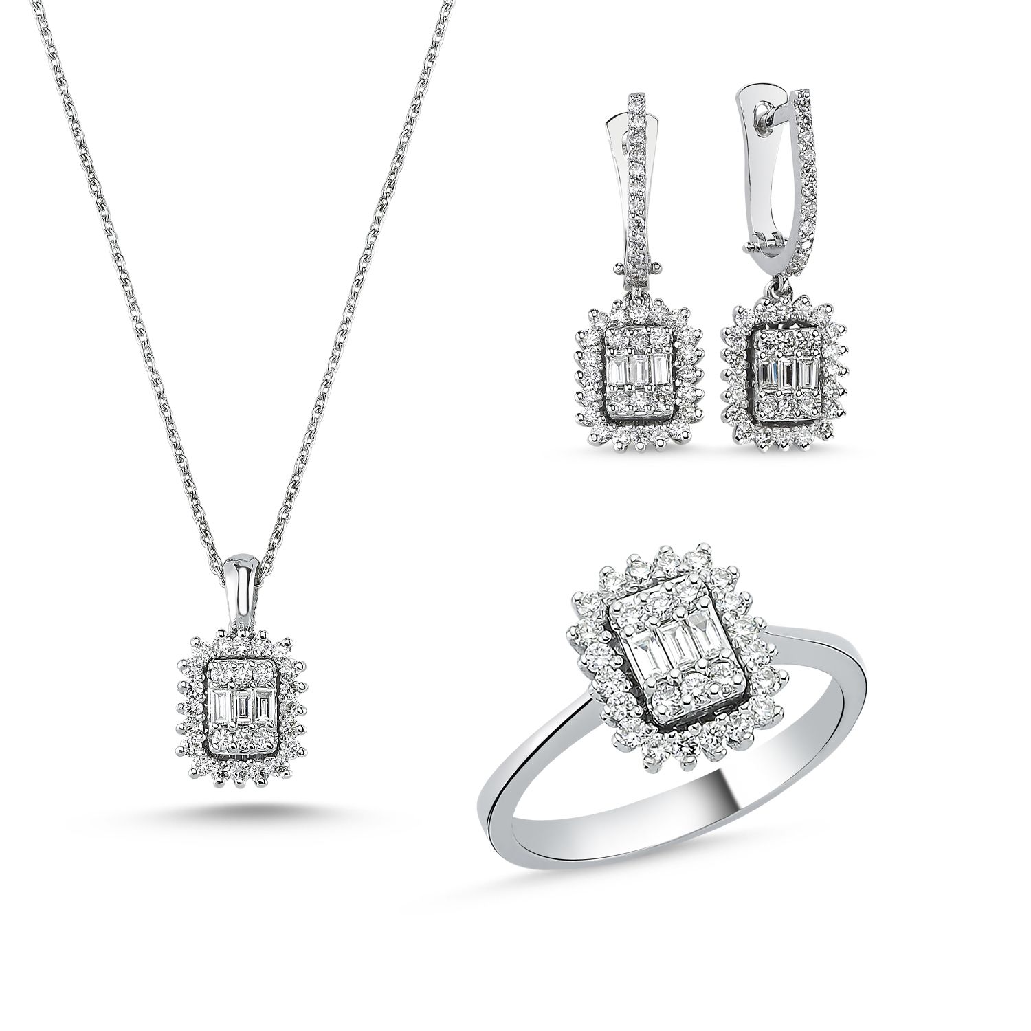 1,84 Ct Pırlanta BagetVSet