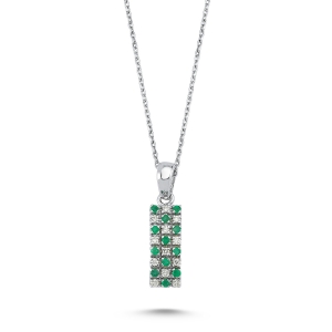 0,66 Ct Zümürtlü Pırlantalı Harem Set