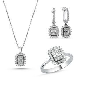 1,84 Ct Pırlanta BagetVSet