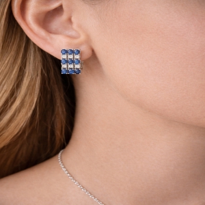 5,94 Ct safirli Pırlantalı Harem Takım